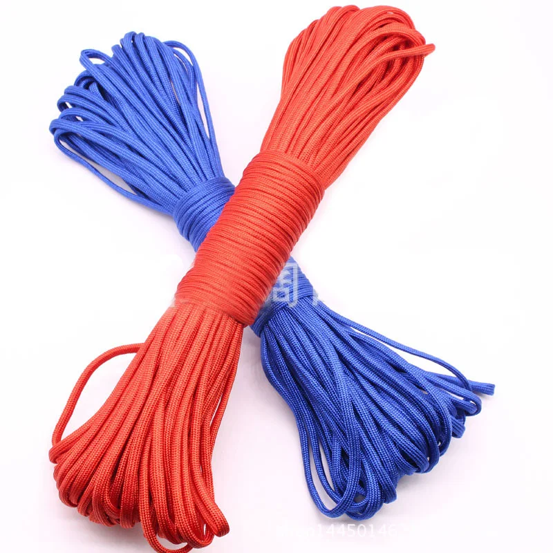 Паракорд 7 стенд 31 м Paracord веревка набор для выживания, хорошие продажи, для использования на открытом воздухе, приключения безопасность, выживание спасательная веревка