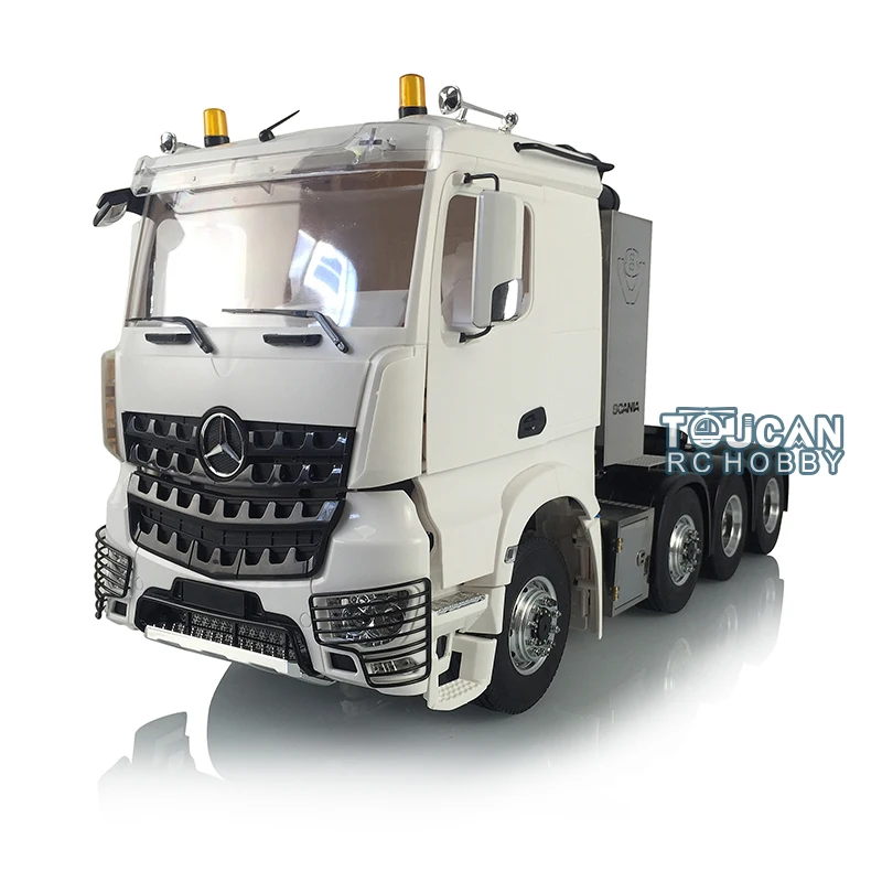 

8x8 Radio Controlled Car LESU Metal Chassis Hercules Cabin for Benz Actros RC Truck Tractor Equipment Rack Motor THZH0766-SMT3