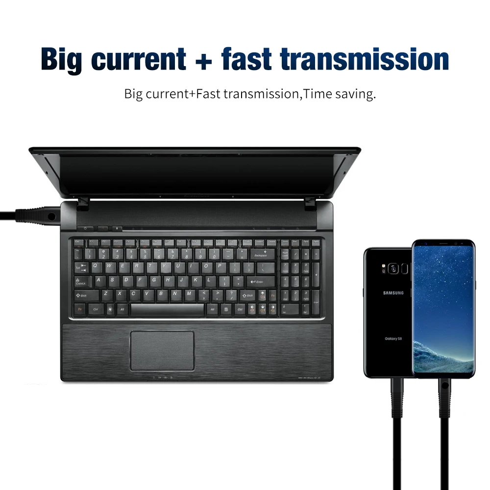 Фото Магнитный usb кабель 1 м для быстрой зарядки USB type C 3 0 магнитный телефонный передачи Магнитный usb кабель 1 м для быстрой зарядки USB type C 3 0 магнитный телефонный передачи