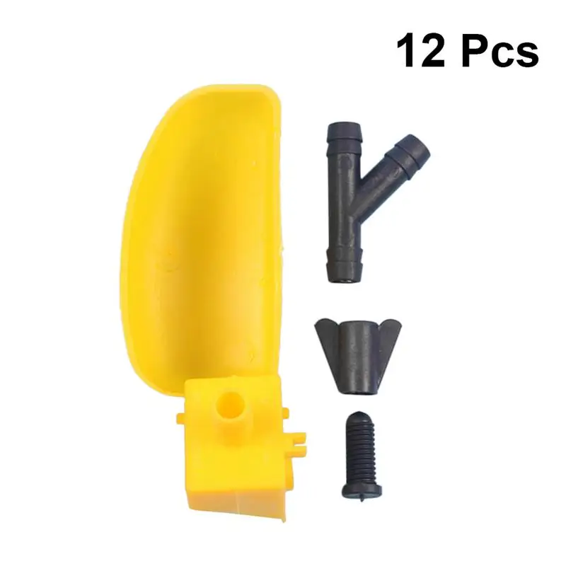 Автоматическая поилка для птиц перепелов 12 шт. | Дом и сад