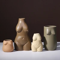 human body vase bum vase ceramics arts butt statue flowers vases craft planter creative home decoration accessories vase
