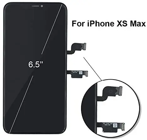 ЖК-дисплей OLED с сенсорным экраном и дигитайзером в сборе для iPhone XS черный высокое