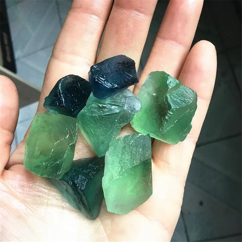 

100g Natural fluorite green and blue fluorite natural stone