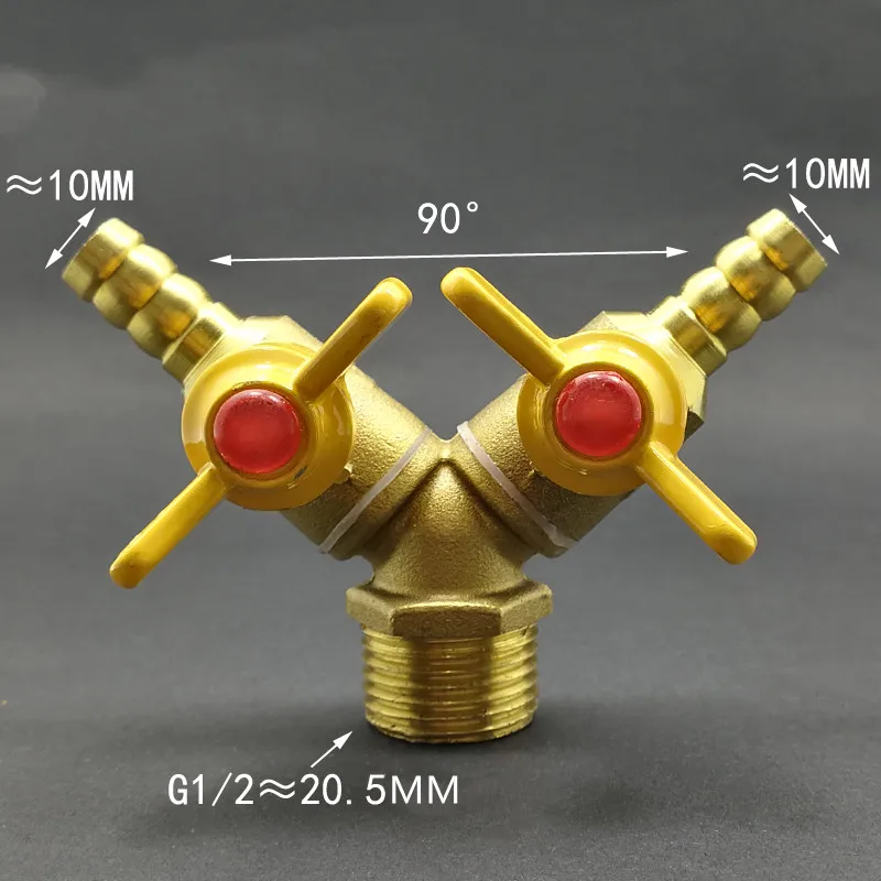 

Шаровой клапан с наружной резьбой BSP на 10 мм для шланга 1/2 дюйма