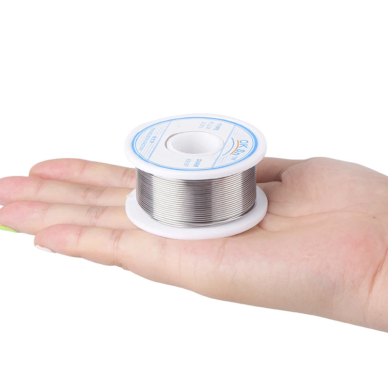 

JCD 50G Lead-Free Welding Tin Wire Diameter 0.6/0.8/1.0/1.2/1.5MM Melt Rosin Drug Core Soldering Iron Welder Solder Wires Rework