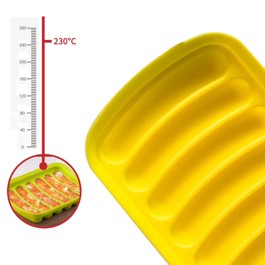 

Sausage Mould Food Grade Silicone Vent High Temperature Resistance Homemade DIY Ham Baby Food Supplement Tools Sausage Makers