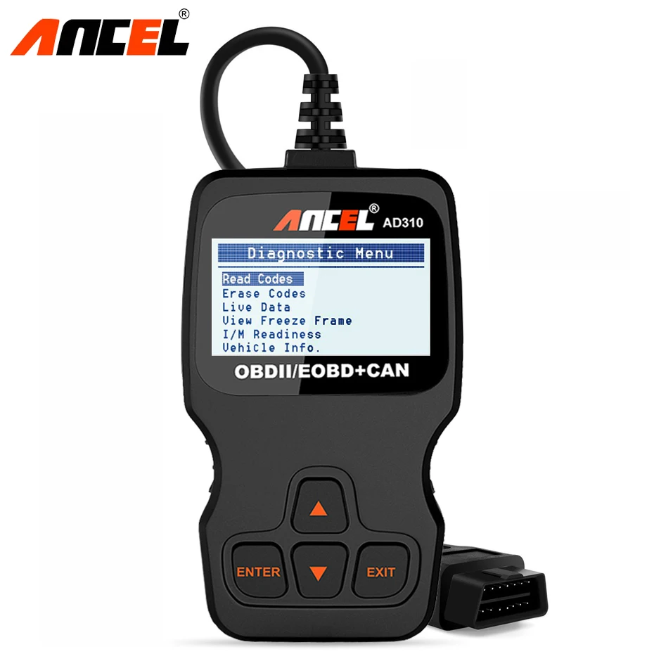 Автомобильный диагностический инструмент Ancel AD310 OBD2 автомобильный считыватель