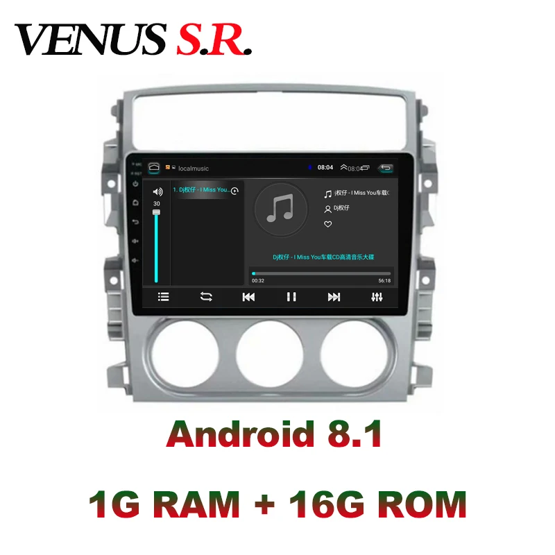 Автомобильный dvd-проигрыватель VenusSR на Android 8 1 2.5D для Suzuki Liana radio 2007-2013