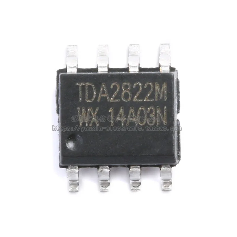 

10pcs SMD TDA2822M sop8 power amplifier 9-12V SOP-8 TDA2822 IC Chip