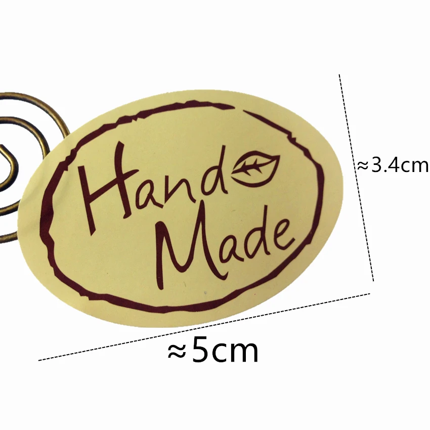 

100pcs/lot natural Leaf pattern Seal Sticker Handmade Gift Stickers Scrapbooking cookies Baking Package Decoration Stickers