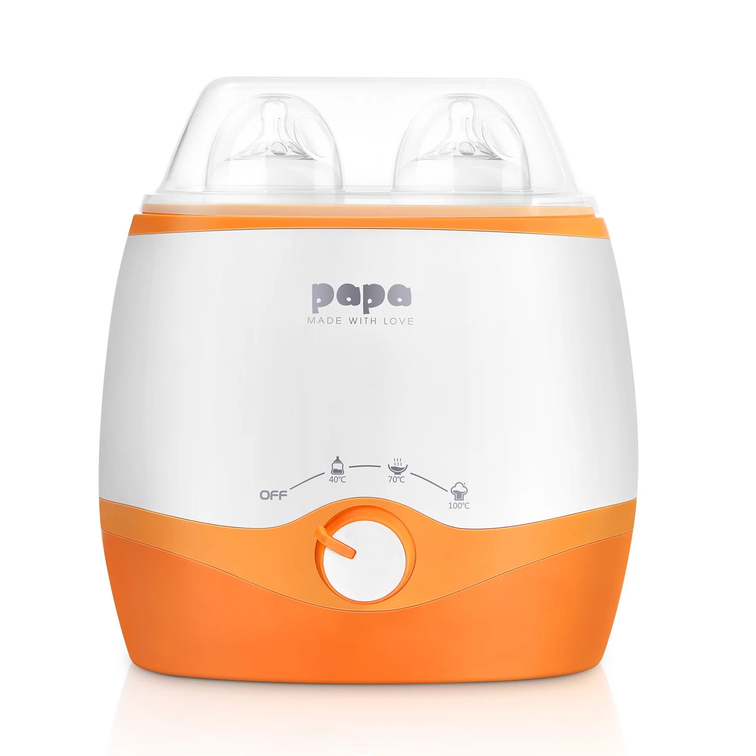 

Baby Fast Bottle Warmer Bottle Sterilizer 4 In 1 Double Bottle Warmer for Breast Milk, LCD Display Accurate Temperature Control