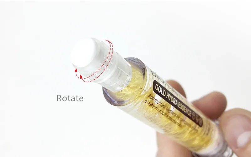 24K золото Гиалуроновая кислота жидкий уход за кожей бренд увлажнение против