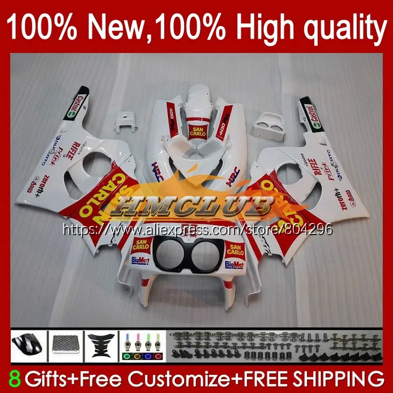 

Обтекатели NC29 для HONDA CBR400 CBR 400 RR 400RR 134No.10 CBR400RR 1994 1995 1996 Новый красный белый 1997 1998 1999 94 95 96 97 98 99