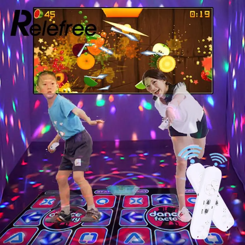 Relefree двойной танец человека одеяло колодки Компьютер ТВ похудение танцор коврик