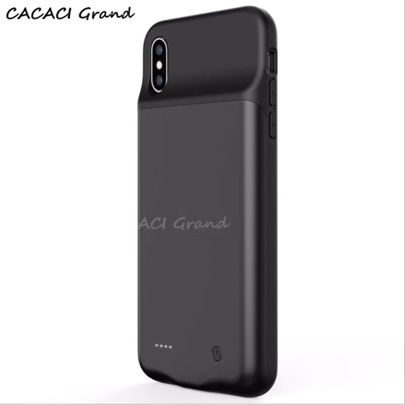 Ультра тонкий умный аккумулятор чехол Зарядное устройство для iPhone XR XS аккумулятор Max чехол Внешняя резервная копия зарядного банка зарядный чехол для iPhone X XS
