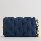 Джинсовая дизайнерская женская сумка со складками в форме облака, новинка 2020, сумки через плечо для женщин, сумки на плечо, женские сумки, ковбойские синие bao