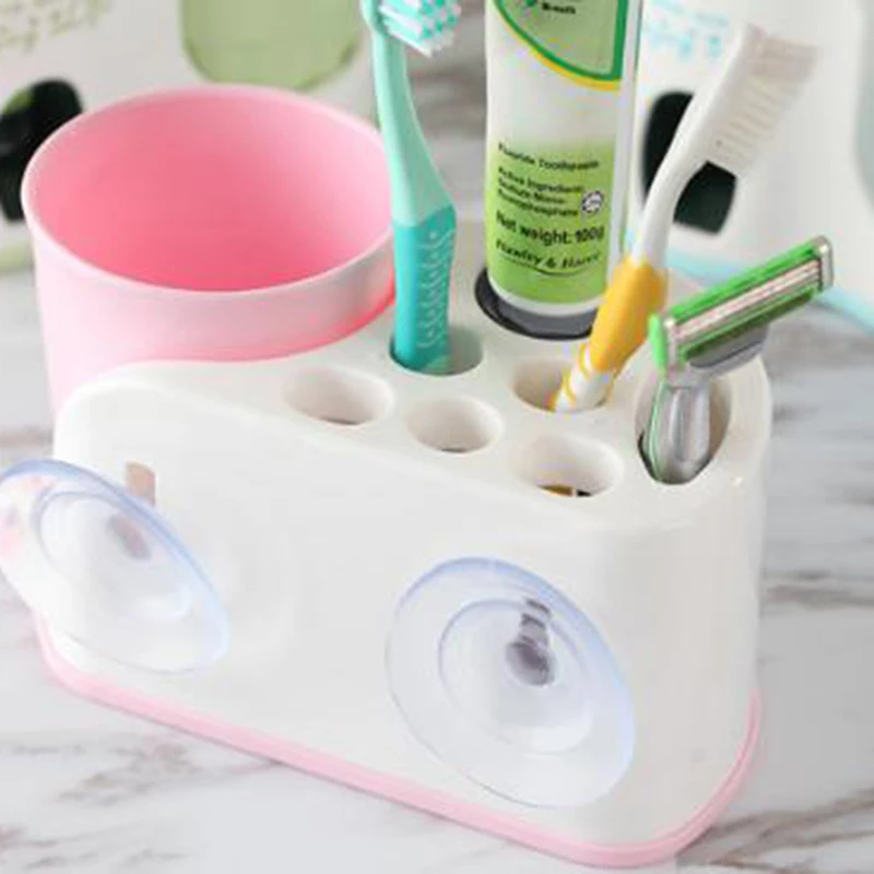 2021 Новый автоматический держатель для зубной пасты и щетки стакан на присоске