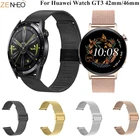 Металлический браслет для Huawei Watch 3 GT2 GT3 Pro, браслет из нержавеющей стали для Huawei Watch GT3 42 мм 46 мм