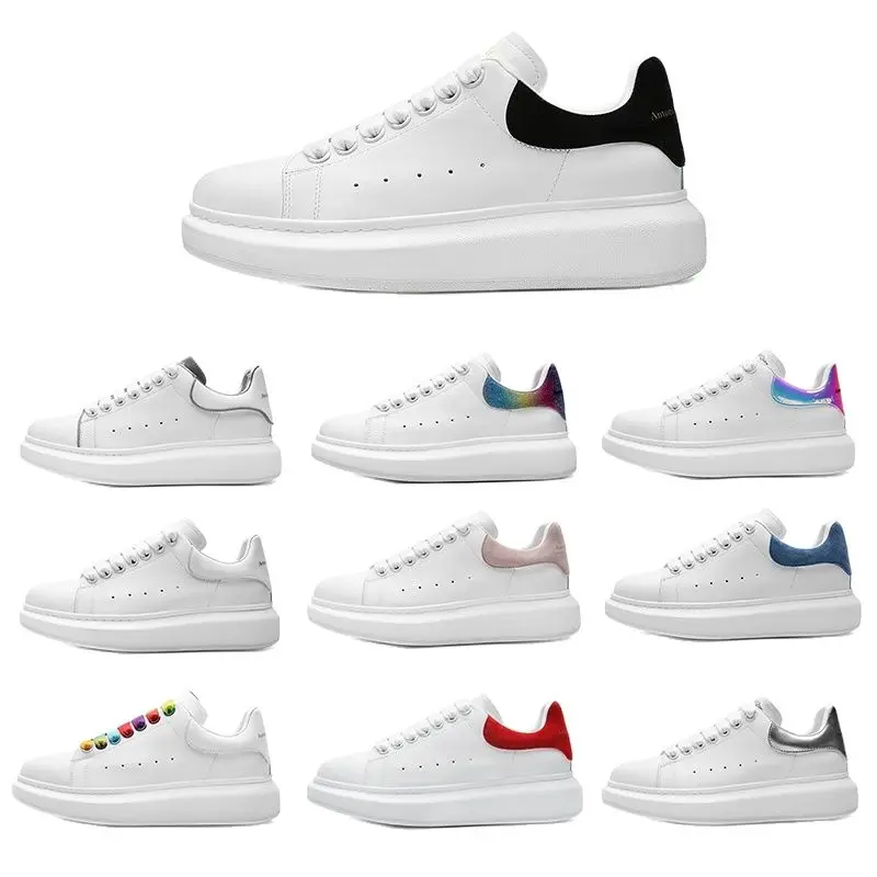 

2021Spring Designer Wedges White Shoes Female Platform Sneakers Women Tenis Feminino Casual Female Woman Trainers Mcqueens Shoes