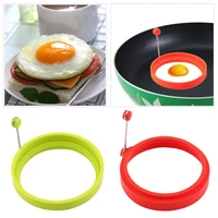 kitchen accessories silicone pancake mold round baking tool diy frying pan ovens simple convenient with a portable baking kit