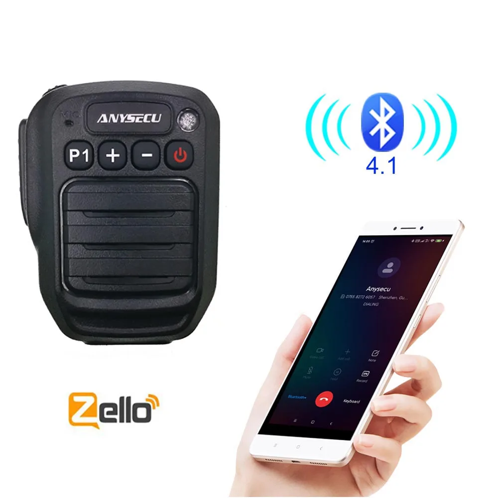 2020 New Bluetooth PTT Microphone HB980 Support Android Moblie Phone work with Zello Application | Мобильные телефоны и