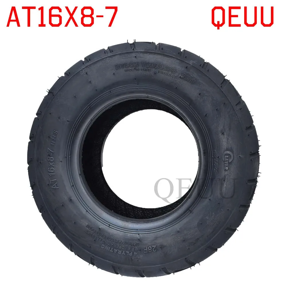 16x8. 00-7 бескамерные шины 16X8-7 износостойкие дорожные вакуумные шины подходит для пляжного автомобиля ATV Go-kart четырехколесные колесные диски