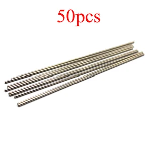 Стальные Соединительные валы для самостоятельной сборки, 50 шт., диаметр 2 мм, Длина приводного вала 120 мм, 130 мм, 140 мм, 150 мм