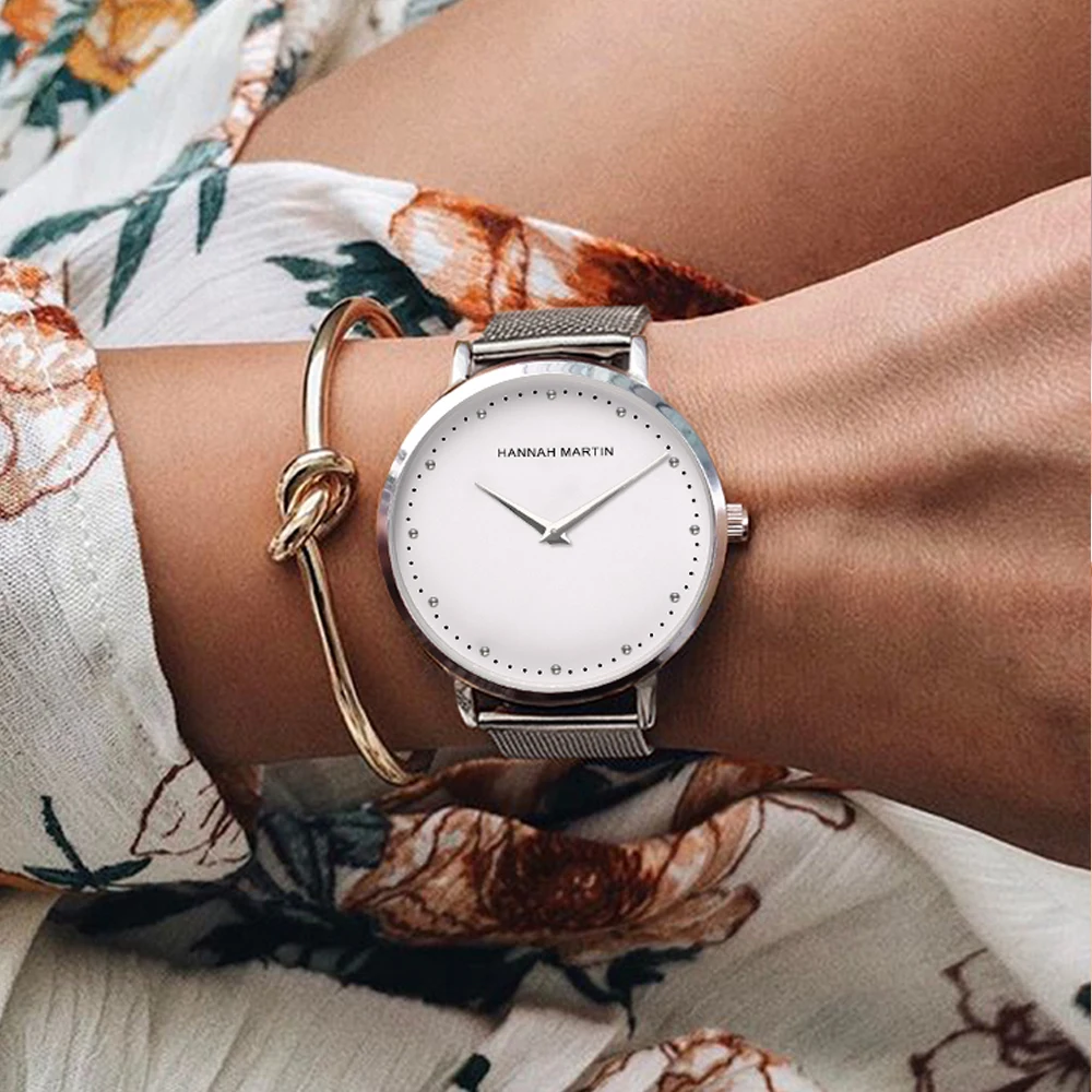 Fashion Womens Watches Luxury Quartz Stainless Steel Watch for Women Rose Gold Ladies Waterproof Light Womens Wristwatches