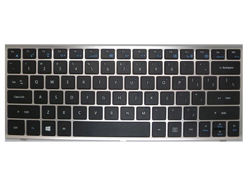 Laptop Keyboard For Gigabyte U2142 YH-AZ12ED34 YH-AZ12ED01 2Z703-US142-Y11S English US