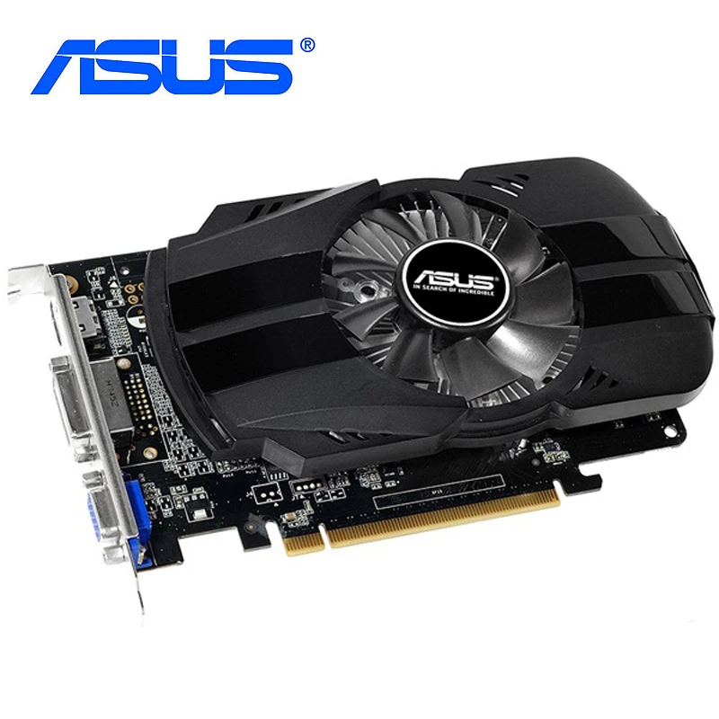 Видеокарта ASUS GTX750 2 ГБ GDDR5 FML 2GD5 бит VGA карты nVIDIA geforce Geforce GTX 750 2G Hdmi б/у|Видеокарты| |