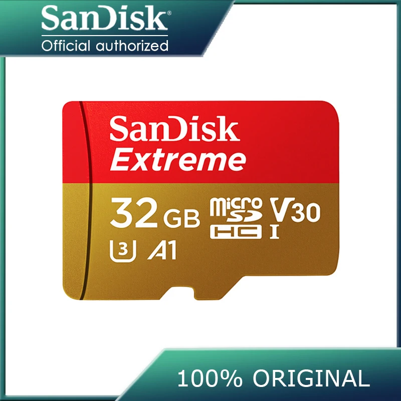 

Оригинальный двойной флеш-накопитель SanDisk Extreme Micro SD карта A2 U3 V30 128 ГБ 256 ГБ флэш-карта памяти 64 Гб оперативной памяти, 32 Гб встроенной памяти TF карта microSDHC/microSDXC для