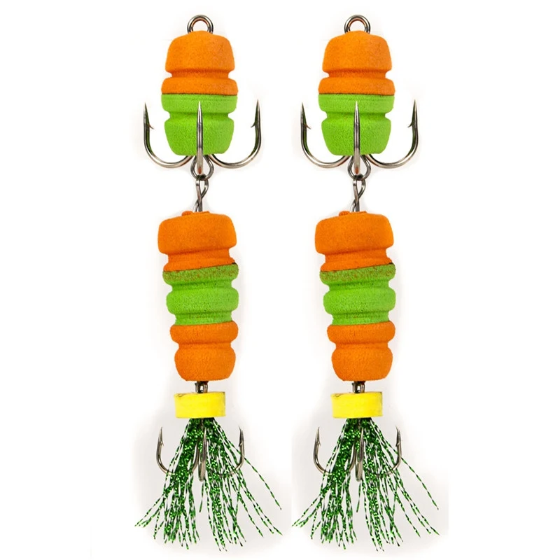 2 шт. пены приманка на рыболовный крючок рыболовные приманки Плавание