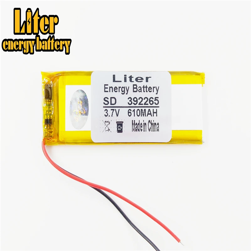 392265 3 7 V 610mah литий полимерная батарея с защитной платой для MP4 GSP PSP цифровые