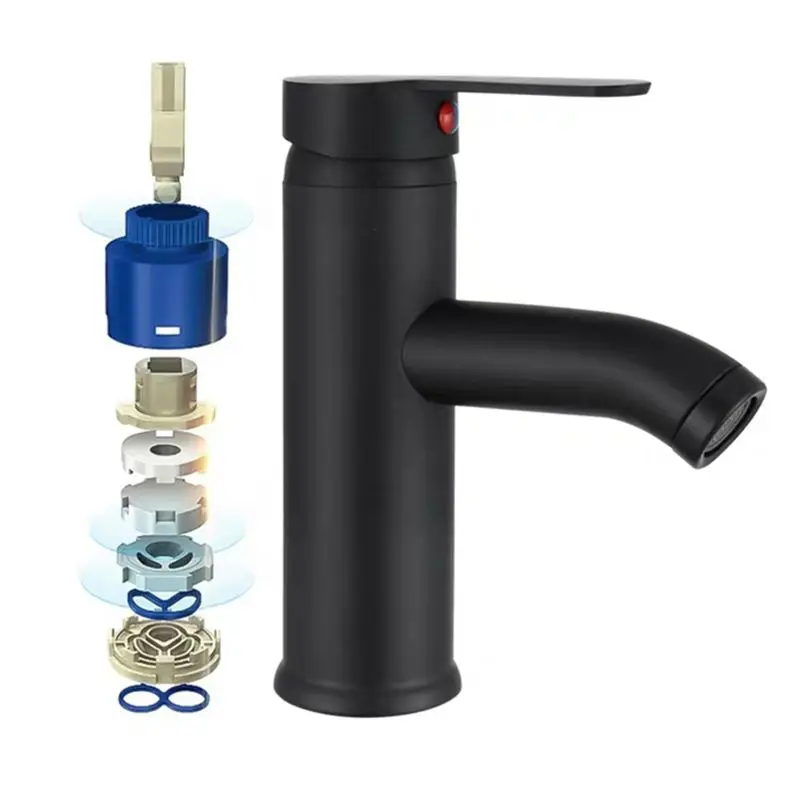 

Single Handle Bathroom Basin Faucets Cold/Hot Mixer Basin Sink Tap Kitchen Faucet Bathroom Accessories
