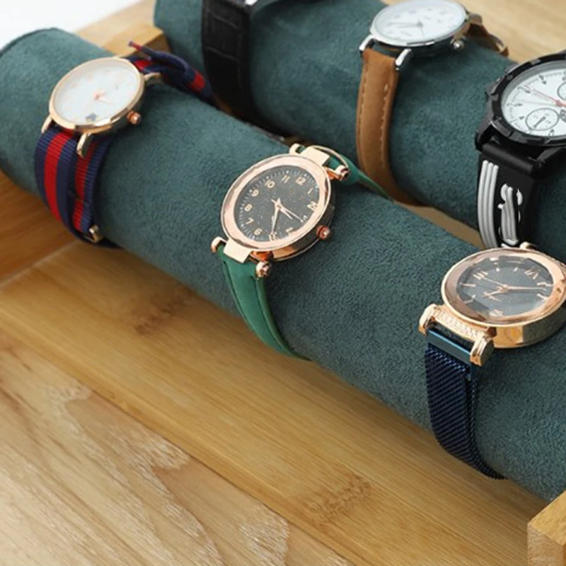 3 слоя браслета дисплей ювелирных изделий ожерелье часы держатель браслет