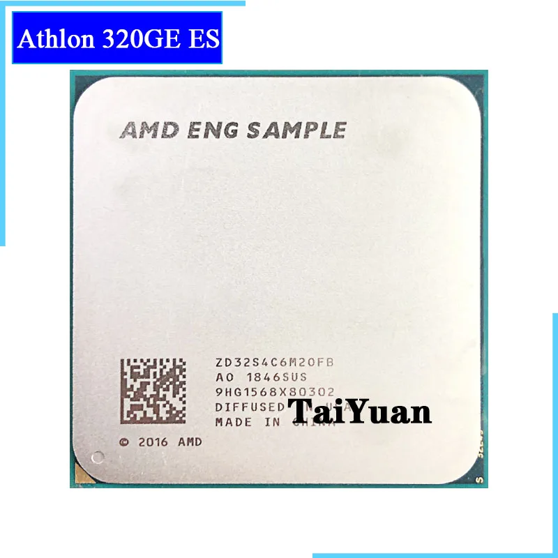 Процессор AMD Athlon 320GE X2 es 3 2 ГГц двухъядерный четырехпоточный процессор 35 Вт L3 = 4M