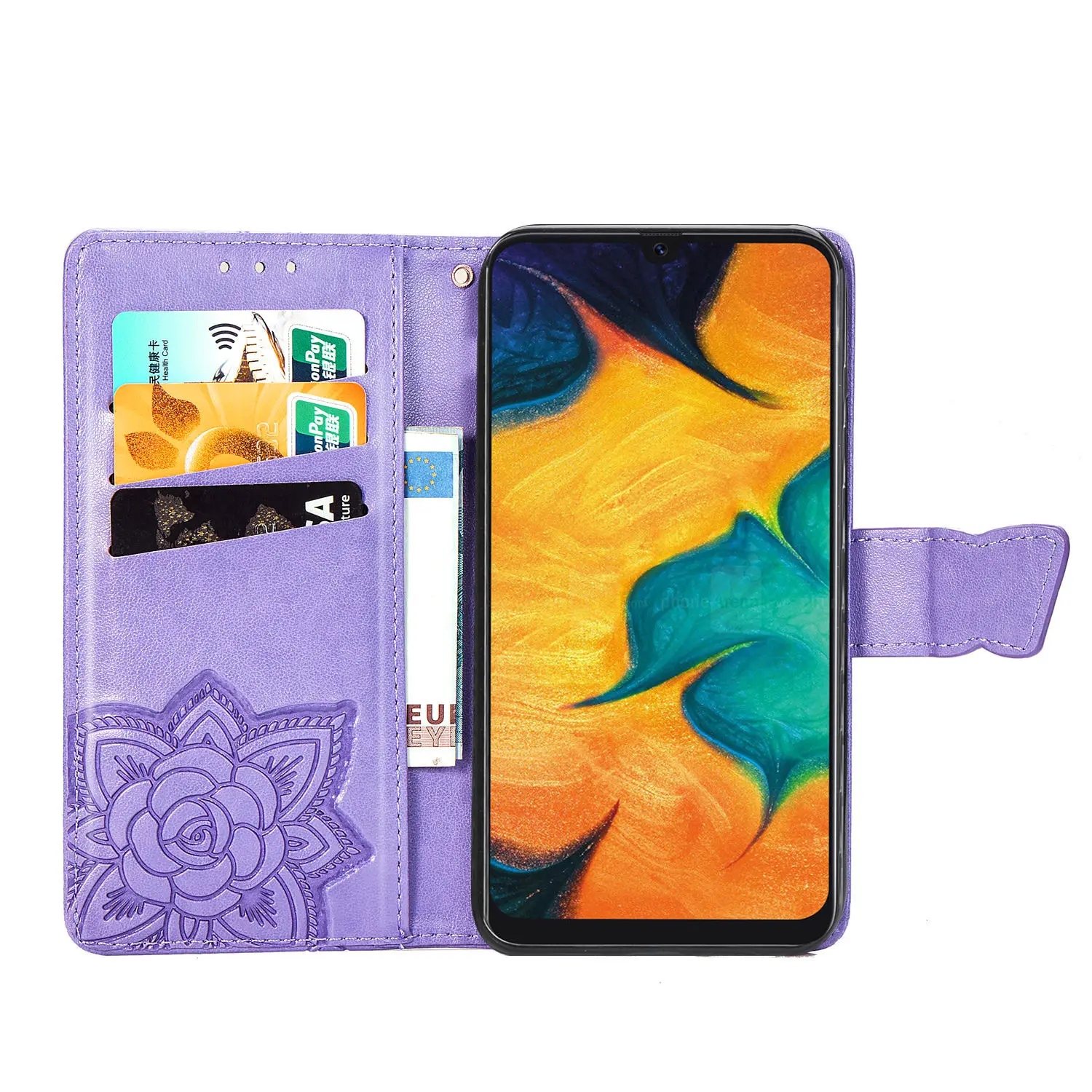 Кожаный чехол для samsung Galaxy A30 A50 AA20 A40 A70 A10 A10S A20S A30S A50S A20E A10E Чехол-книжка чехол для samsung 30 50 20 10