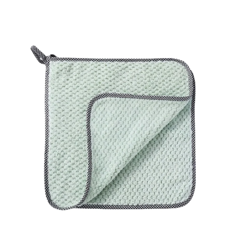 

Kitchen daily dish towel, dish cloth, kitchen rag, non-stick oil, thickened table cleaning cloth, absorbent scouring pad