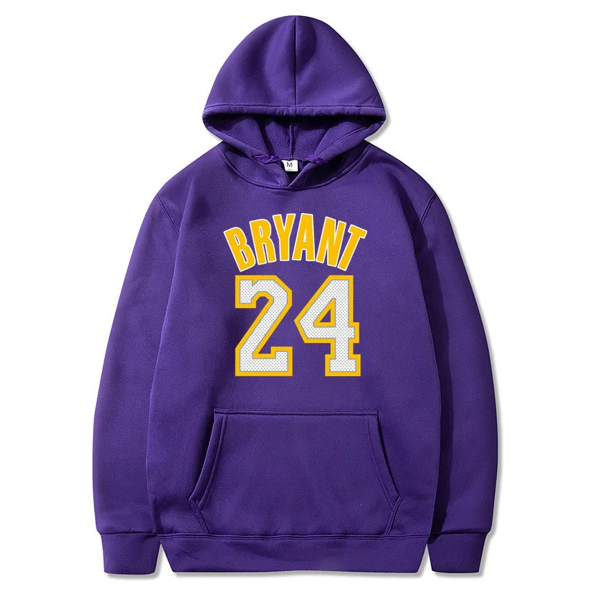 

2020 new hoodie sweatshirt men Basketball sport hoody BRYANT 24 sign printed men's clothing Pullovers Winter hoodies off white