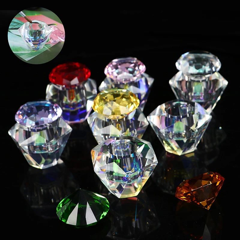 Новинка 30 стилей Радужное Хрустальное стекло акриловая пудра Жидкость для