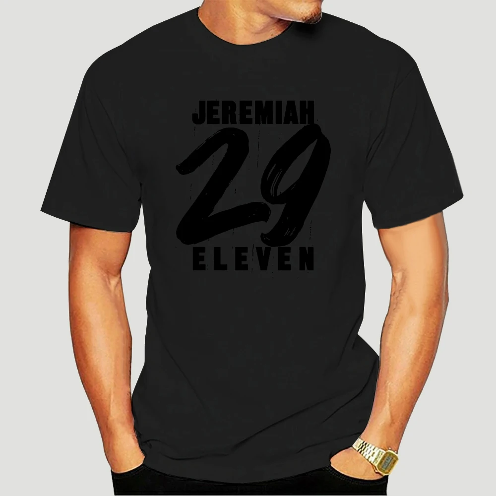 

Men Vintage Tee Jeremiah 29 11 Eleven Funny Christian Bible Verse T Shirt Shubuzhi 100 Precent Cotton Tshirt Daily Short Sleeve