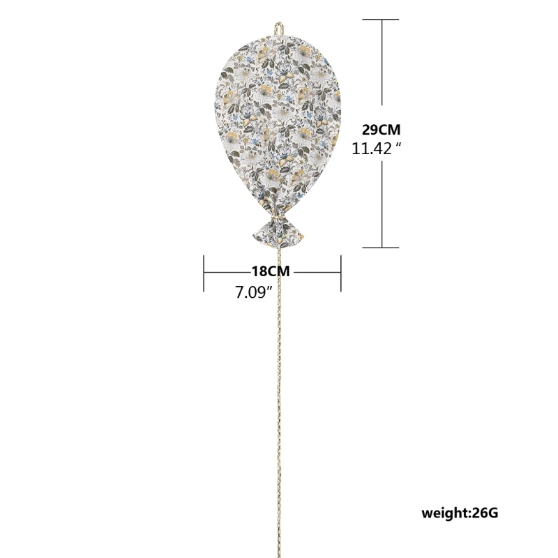 

Cute Balloon Wall Hanging Ornaments Cotton Kids Room Decor Nordic Style Hanging Decorations Bedroom Decoration Home Decor