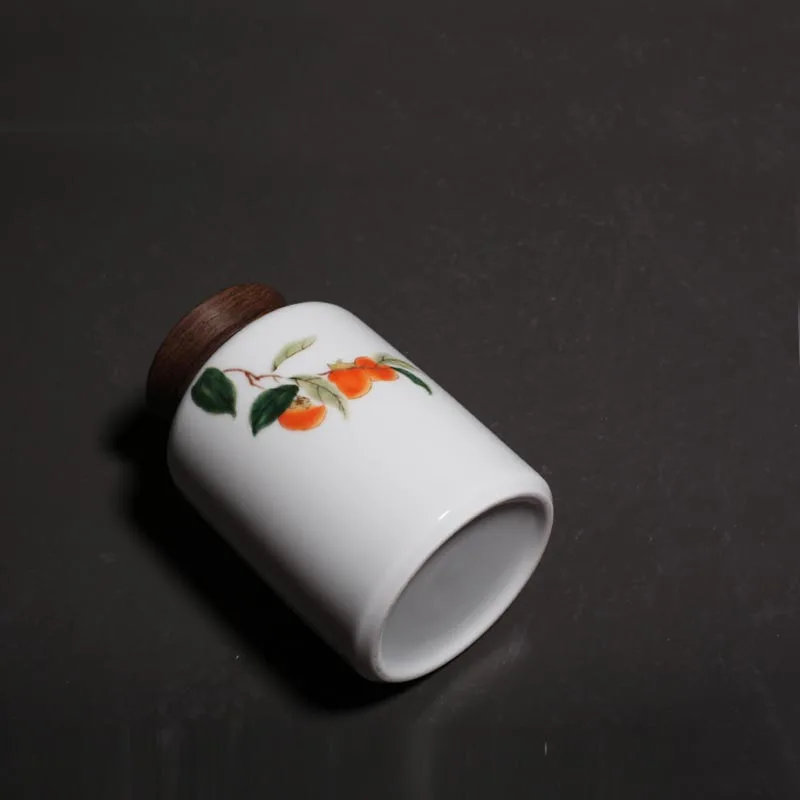 Celadon Герметичная крышка из черного дерева контейнер для хранения чая в китайском