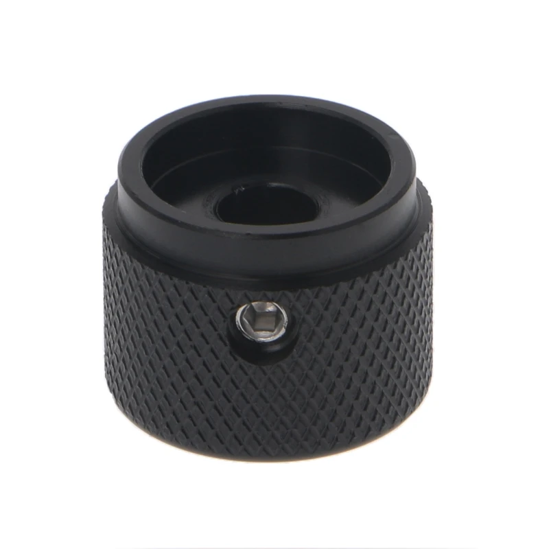 

0.24" Dia Black Aluminum Rotary Control Potentiometer Knob 20mm x 16mm LW U1JE
