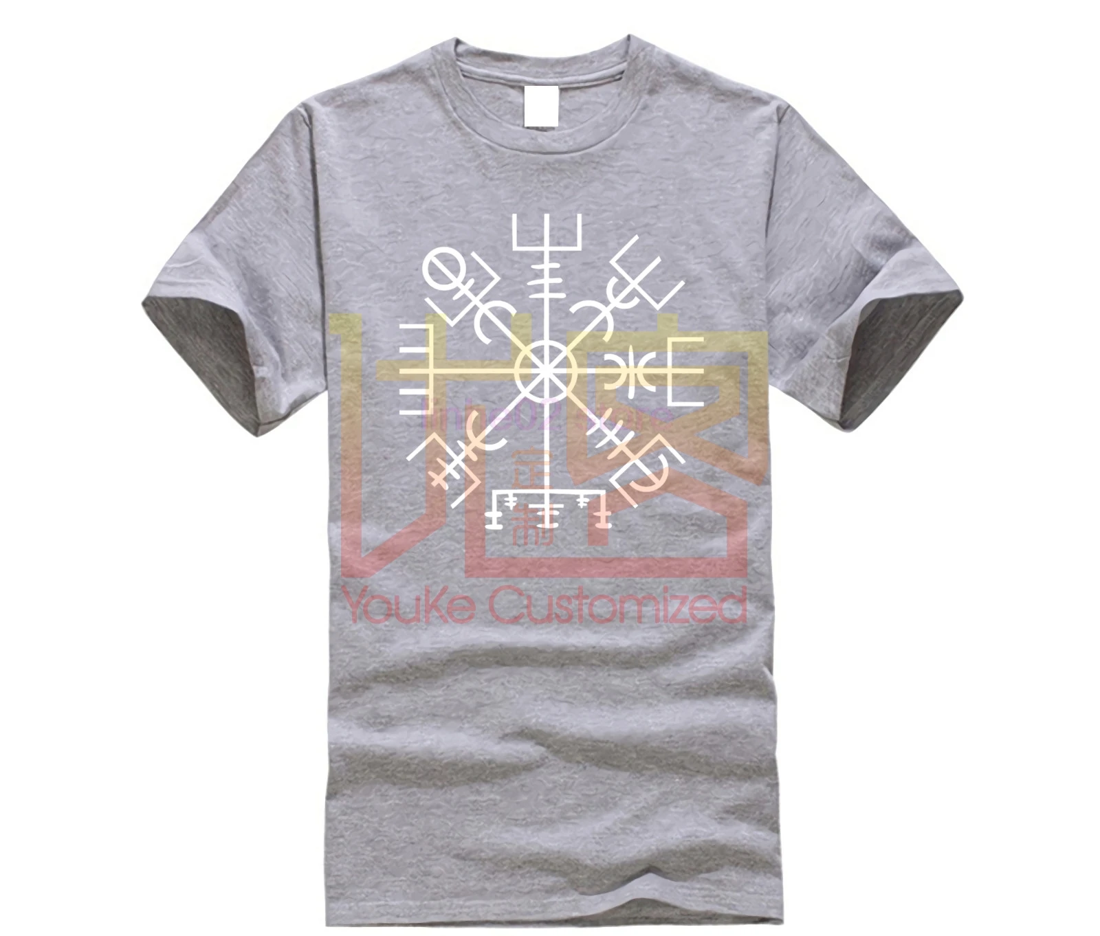 Vegvisir футболка с компасом викингов альтернативная одежда Odin Скандинавская