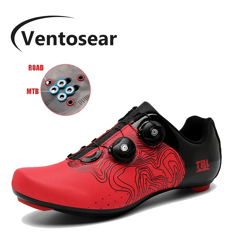 

Ventosear 2021 Women Retro Indoor Spinning Shoes MTB Sapatilha Ciclismo Men Self-locking Specialized Road Flat Bicycle Sneakers