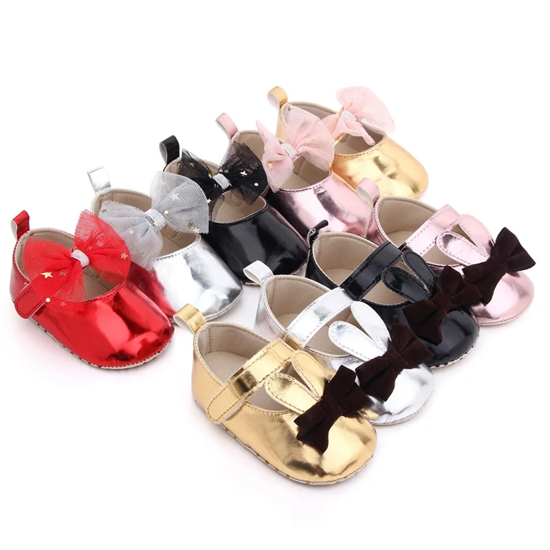Zapatos planos de princesa con lazo de malla transpirable para ni&ntilde;as peque&ntilde;as, zapatillas de suela suave para caminar, Primavera, 2021-2