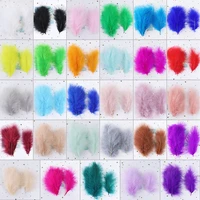 natural fluffy marabou feathers for crafts 15 20cm plumes jewelry earring making decoration turkey feathers wholesale 100 pcs