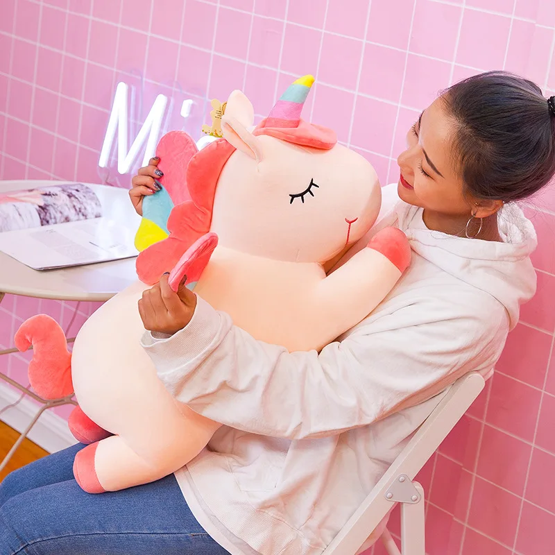 Unicorn doll Hot selling rainbow pony plush toys creative pillow | Игрушки и хобби