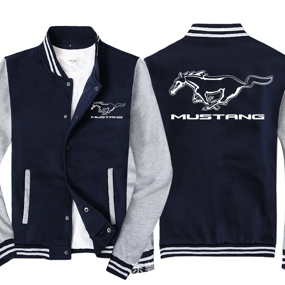 Супернатуральная мужская бейсбольная куртка для мустанга Мужская спортивная